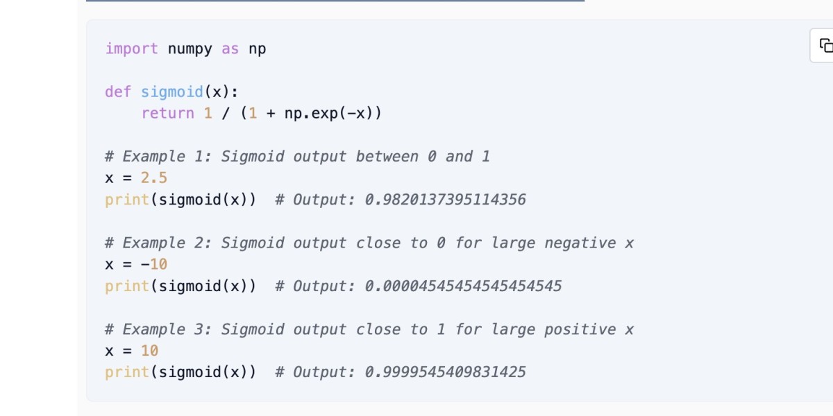 The Sigmoid Function